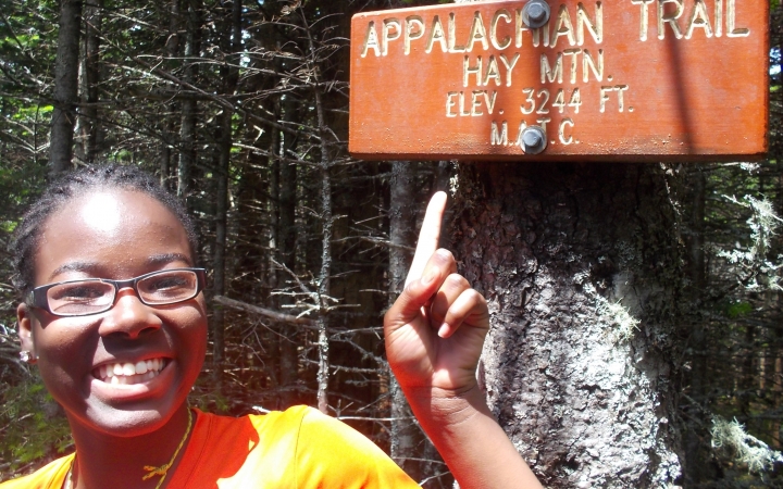 backpacking course for teens in maine